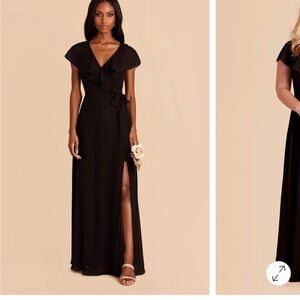 Birdy Grey Black Jackson Chiffon Dress